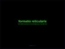 Tablet Screenshot of formatio-reticularis.de